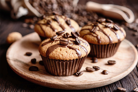 RECETA MUFFINS DE CAFÉ, CHOCOLATE Y NUEZ