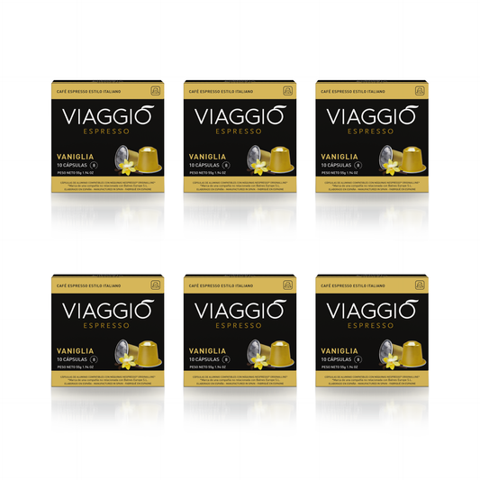 Vaniglia | 60 Cápsulas compatibles con las cafeteras Nespresso®