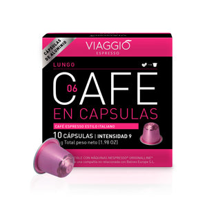 Lungo | 60 Cápsulas compatibles con las cafeteras Nespresso