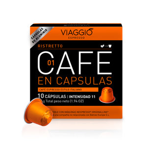 Ristretto | 60 Cápsulas compatibles con las cafeteras Nespresso