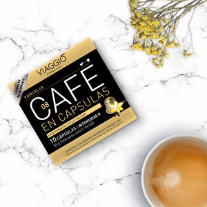 Vaniglia | 10 Cápsulas compatibles con las cafeteras Nespresso