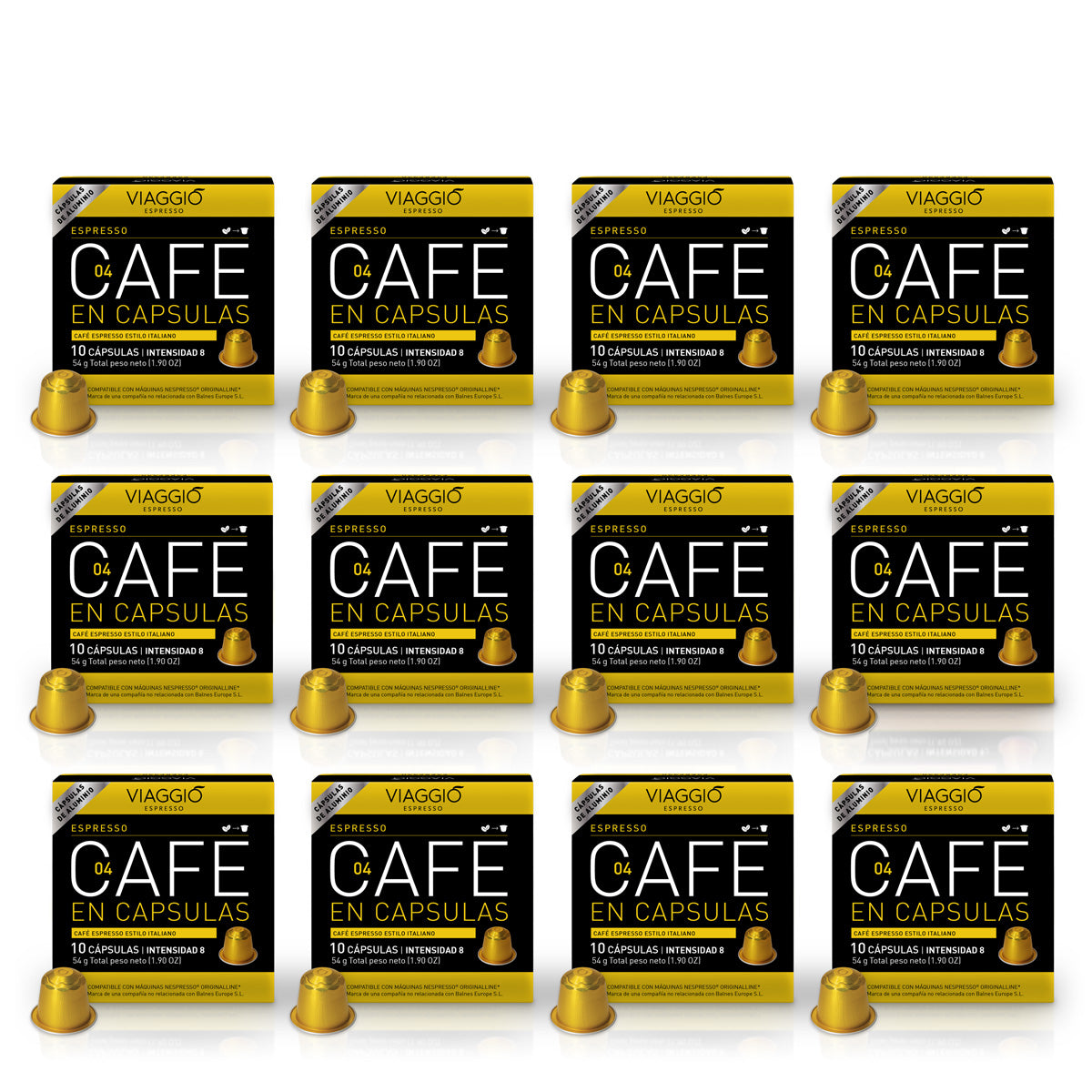 Gran Colección  120 Cápsulas de Café compatibles con Nespresso®