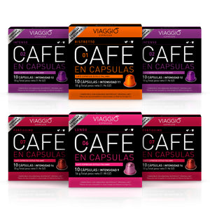 Selección Intensos | 60 Cápsulas de Café compatibles con Nespresso