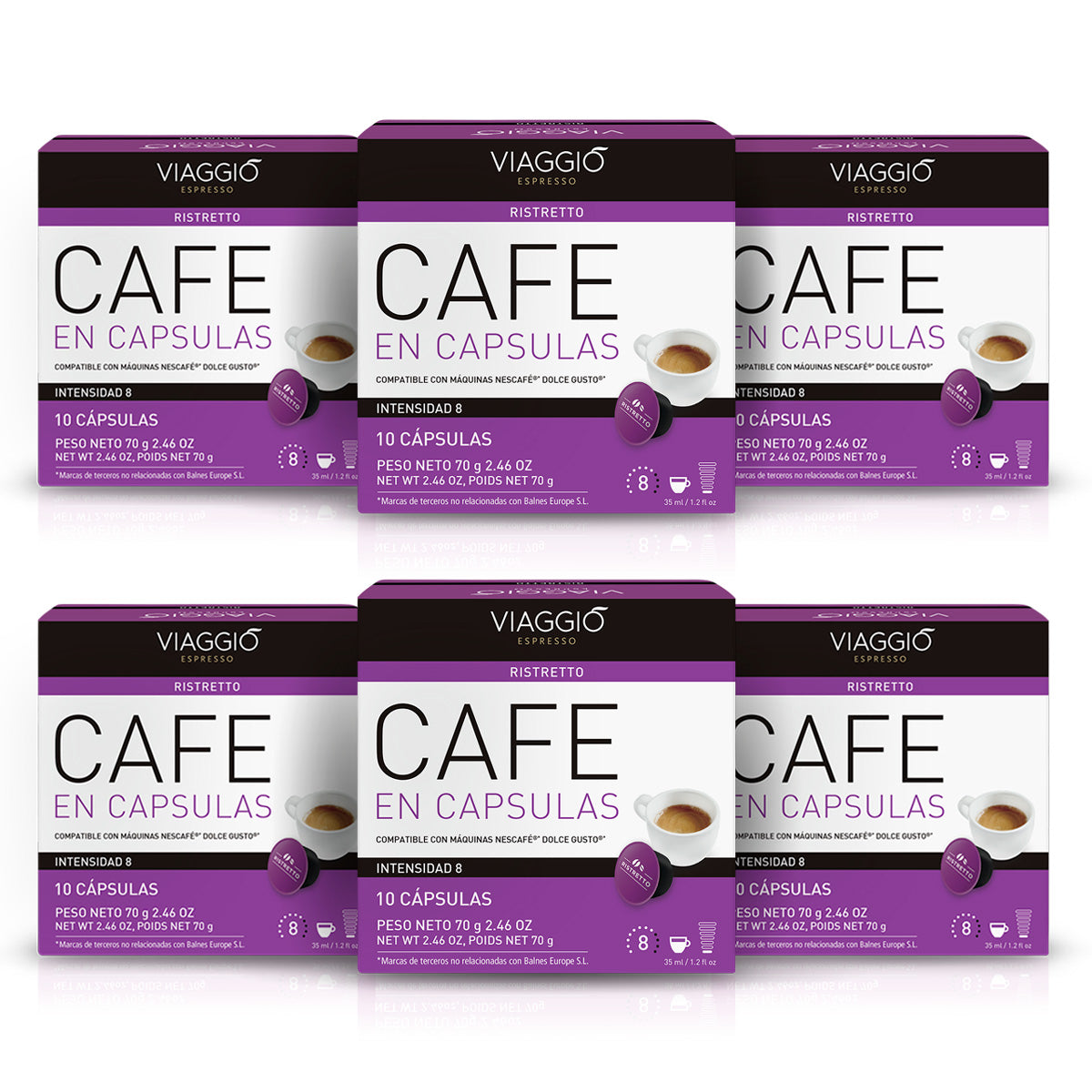Pack Viaggio Ristretto- Cápsulas de café compatibles con Dolce Gusto® -  Explora Café, Cápsulas de Café Compatibles con Nespresso & Dolce Gusto,  Café Molido, y demás
